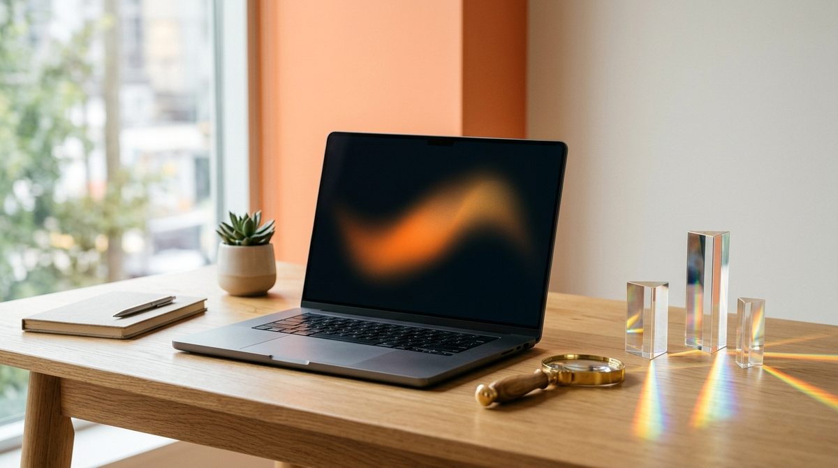 Laptop and magnifying glass illustrating 10 Best Search Engines You Can Use Instead of Google