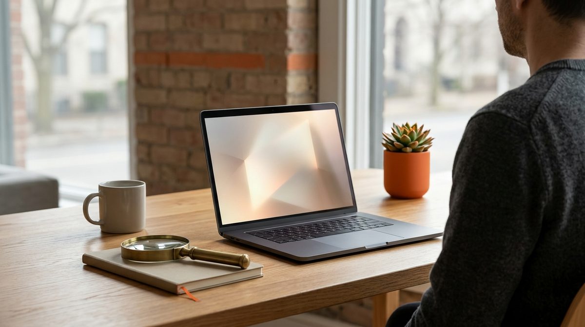 Person at laptop illustrating What are SEO Services and What Do SEO Company Services Include